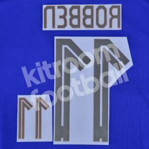 FIFA World Cup 2014 Netherlands Away Name Number Set #11 ROBBEN Repro - Image 3