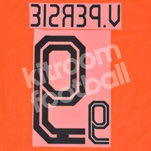 FIFA World Cup 2014 Netherlands Home Name Number Set #9 Van PERSIE Repro - Image 3