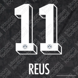 2020-21 Borussia Dortmund Special Name Number Set #11 REUS (White) Repro