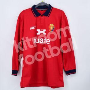 1992-93 Osasuna Home Retro Shirt #7 Jan Urban Long Sleeves Replica Size XL