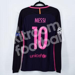 2016-17 Barcelona Away Player Issue  Shirt #10 MESSI Size M UCL Long Sleeves - Image 1