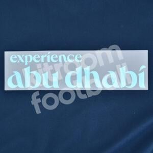 2023-24 Manchester City  EXPERIENCE ABU DHABI Third Sponsor Patch Repro