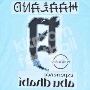 2023-24 Manchester City Preseason Home Name Number Set #9 HAALAND Repro - Image 3