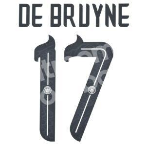 2023-24 Manchester City Year of the Dragon Name Number Set #17 DE BRUYNE Repro