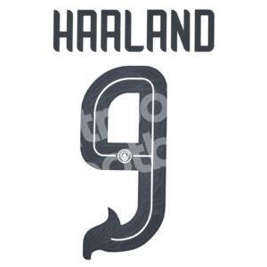 2023-24 Manchester City Year of the Dragon Name Number Set #9 HAALAND Repro