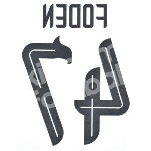 2023-24 Manchester City Year of the Dragon Name Number Set #47 FODEN Repro - Image 3