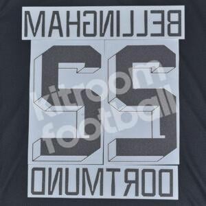 2022-23 Borussia Dortmund Fourth Name Set #22 BELLINGHAM Silver Repro - Image 3