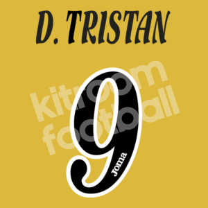 2002-03 Deportivo La Coruña Away Name Number Set #9 Diego TRISTAN La Liga Repro