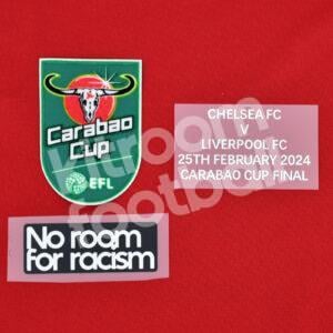 2023-24 Liverpool Carabao Cup Final 2024 MDT Patch vs Chelsea Repro