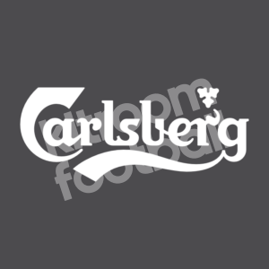 Fc Copenhagen CARLSBERG Sponsor Patch White Flock Repro