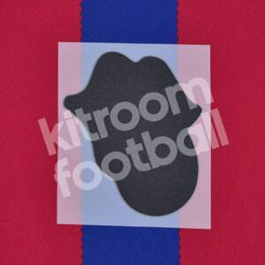 2023-24 Barcelona ROLLING STONES Logo Sponsor Patch Repro v2 - Image 3