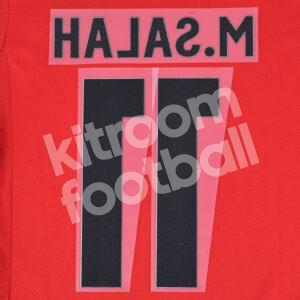 2023-25 Liverpool Home Name Number Set #10 M. SALAH Premier League Repro - Image 3