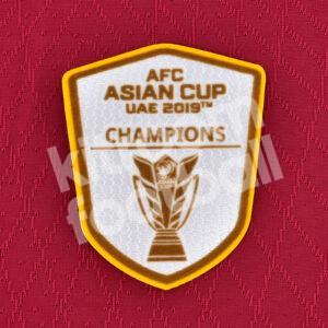 Official AFC Asian Cup UAE 2019 Champions Patch White for Qatar Shirt