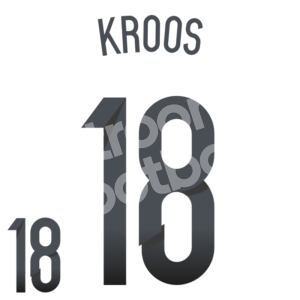 World Cup Brazil 2014 Germany Home Name Number Set #18 KROOS Repro