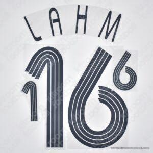 World Cup 2006 Germany Home Name Set Number #16 LAHM Repro - Image 3