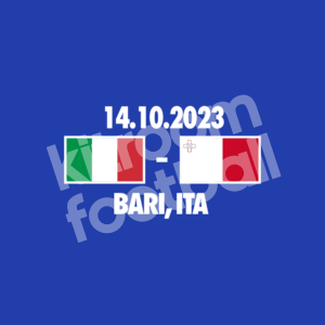 2023 UEFA Euro Qualifiers Italy Match Detail MDT Patch vs Malta Repro