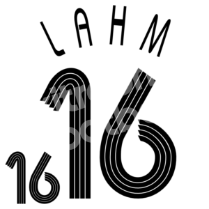 World Cup 2006 Germany Home Name Set Number #16 LAHM Repro