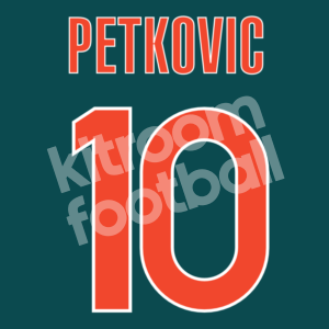 1999-00 Venezia Third Name Number Set #10 Rambo PETKOVIC Repro