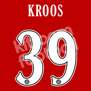 2010-11 Bayern Munich Home Name Number Set #39 Toni KROOS Repro