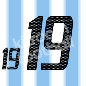 2005 Argentina FIFA World Cup Qualifiers Home Number #19 Messi Repro