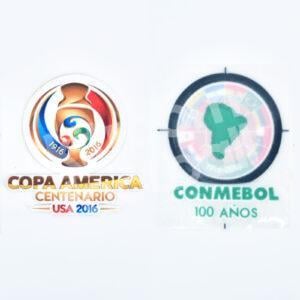 Copa America Centenario USA 2016 Patch + Conmebol 100 años Repro