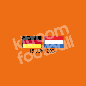 UEFA Euro 2004 Netherlands Match Detail MDT Patch vs Germany Repro