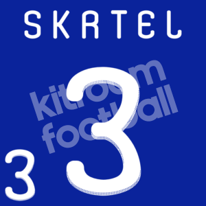 FIFA World Cup 2010 Slovakia Home Name Number Set #3 SKRTEL Repro