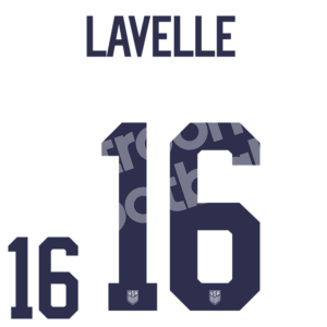 2023-24 USA Womens Home Name Number Set #16 LAVELLE Repro