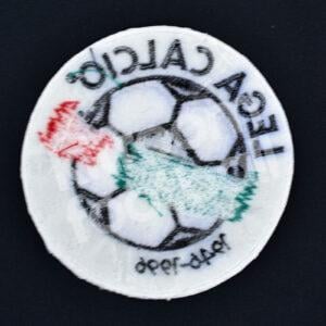 1996-97 Italy Serie A Patch Lega Calcio Embroidery Repro v2 - Image 3