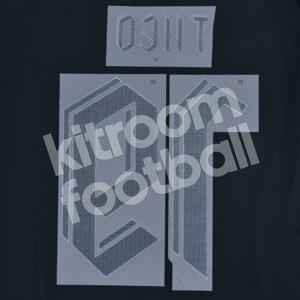 2023-24 AC Milan 4th Kit Name Number Set #19 THEO Repro - Image 3