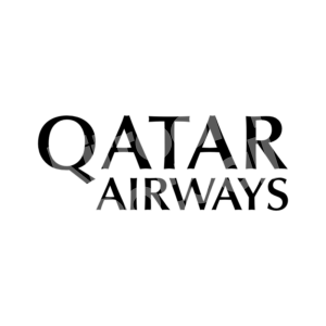 Qatar Airways Sponsor Patch Black Repro - Image 1