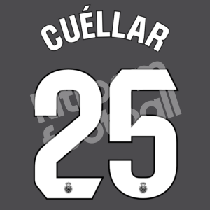 2023-24 Mallorca Goalkeeper Name & Number Set #25 CUELLAR Repro
