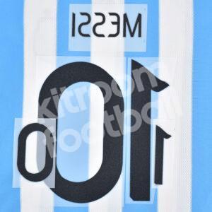 Copa America 2019 Argentina Home Name Number Set #10 MESSI Repro - Image 3