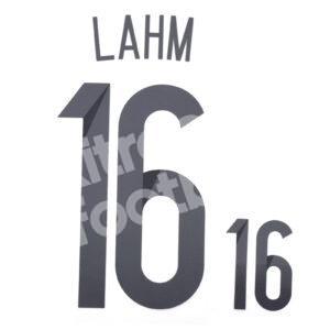 World Cup Brazil 2014 Germany Home Name Number Set #16 LAHM  Repro V2