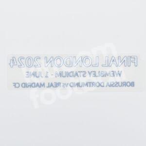 Official Real Madrid Final Wembley Champions League 2024 MDT Match Details Patch - Image 3