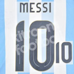 Original Player Issue Copa America 2024 Argentina Home Name Number Set #10 MESSI Noble