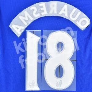 2008-09 Chelsea Name Number Set #18 QUARESMA Premier League Flock Repro - Image 3