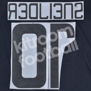 2008-09 Real Madrid Away Name Number Set #10 SNEIJDER Repro - Image 3