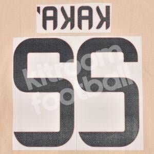 2013-14 AC Milan Third Name Number Set #22 KAKA Repro - Image 3