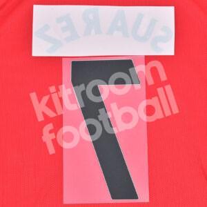 2013-14 Liverpool Home Name Number Set #7 Luis SUAREZ Premier League Repro - Image 3