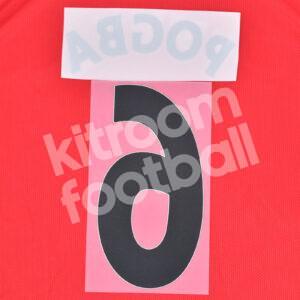 2016-17 Manchester United Home Name Number Set #6 POGBA Premier Repro - Image 3