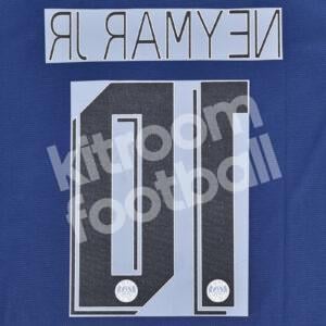 2019-20 PSG Paris Home Name Number Set #10 NEYMAR JR UCL Repro - Image 3