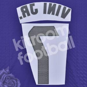 2023-24 Real Madrid 4th Y-3 Name Number Set #7 VINI JR. La Liga Repro v2 - Image 3