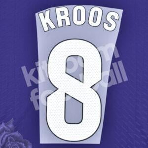 2023-24 Real Madrid 4th Y-3 Name Number Set #8 KROOS La Liga Repro v2