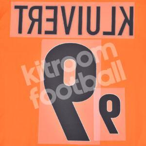 FIFA World Cup 1998 Netherlands Home Name Number Set #9 KLUIVERT Repro - Image 3