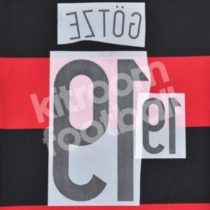 FIFA World Cup 2014 Germany Away Name Number Set #19 GÖTZE Repro - Image 3