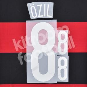 FIFA World Cup 2014 Germany Away Name Number Set #8 ÖZIL Repro