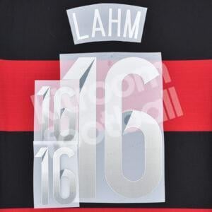 FIFA World Cup 2014 Germany Away Name Number Set #16 LAHM Repro