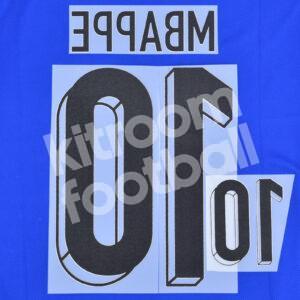 UEFA Euro 2024 France Home Name Number Set #10 MBAPPE Repro - Image 3