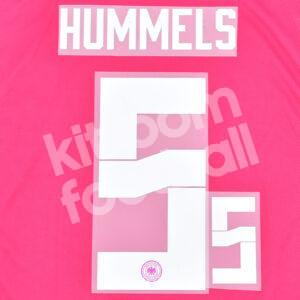 UEFA Euro 2024 Germany Away Name Number Set #5 HUMMELS Repro